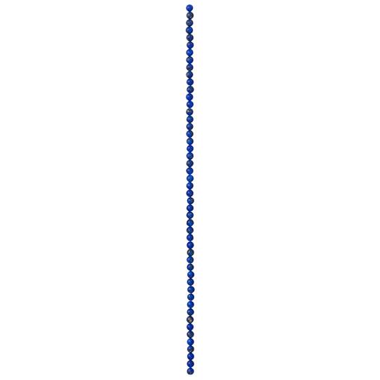 12 Pack: Blue Reconstituted Lapis Round Beads, 4mm by Bead Landing™